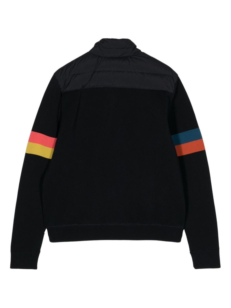 Paul Smith Artist Stripe padded bomber jacket outlook