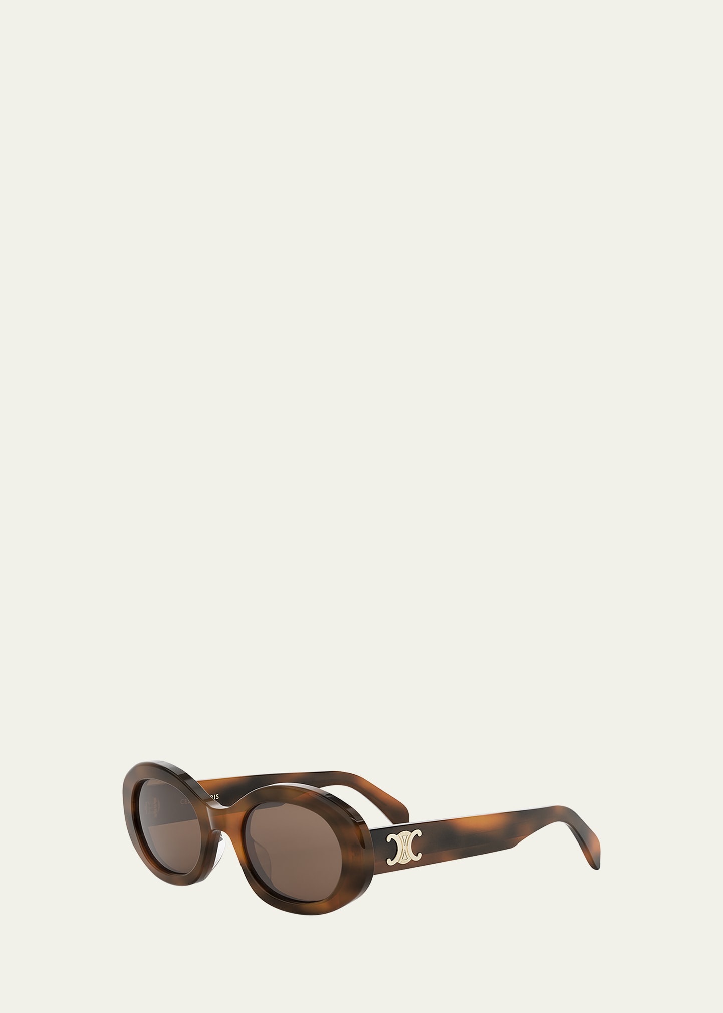 Triomphe Acetate Oval Sunglasses - 3