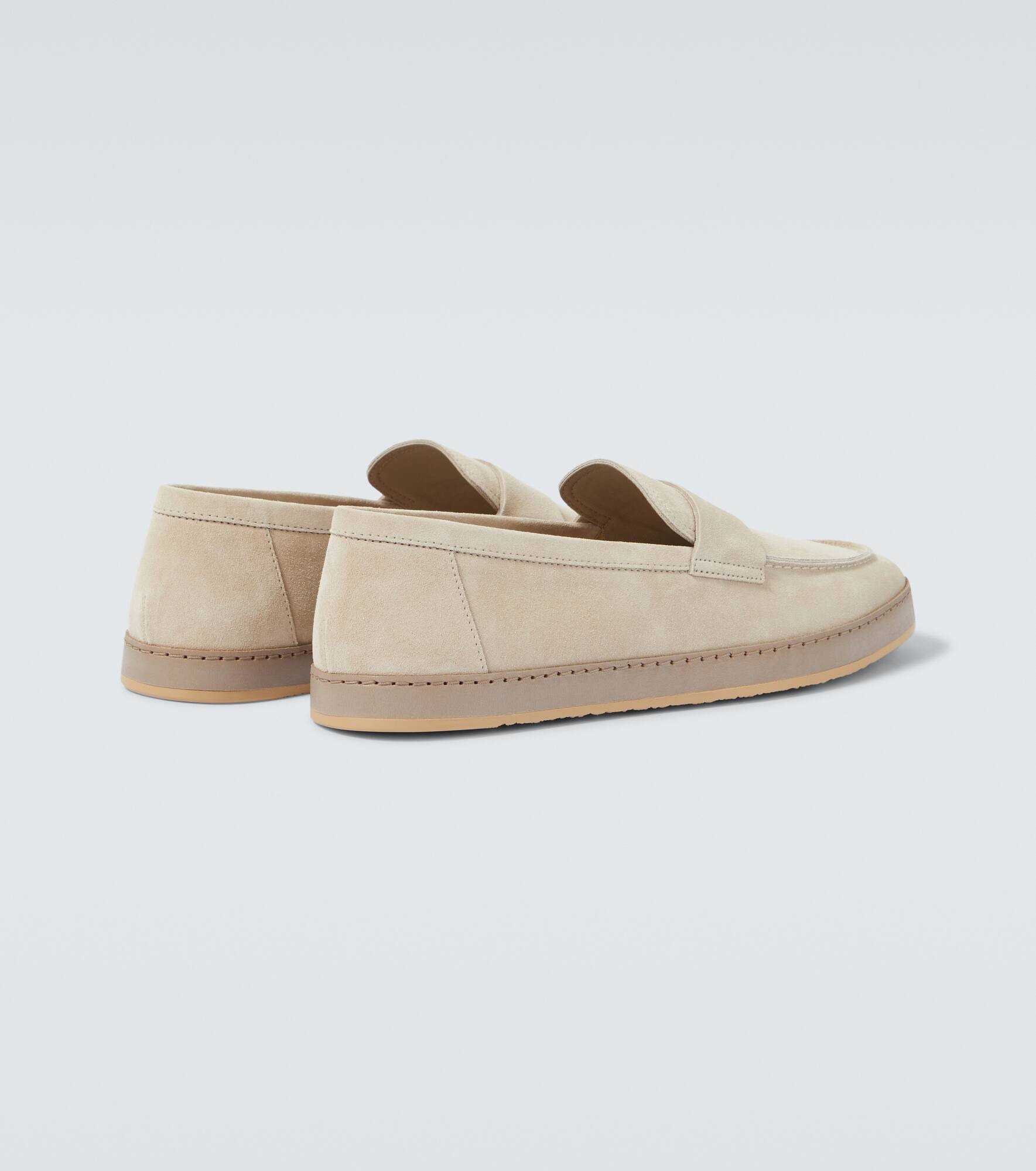 Suede penny loafers - 6