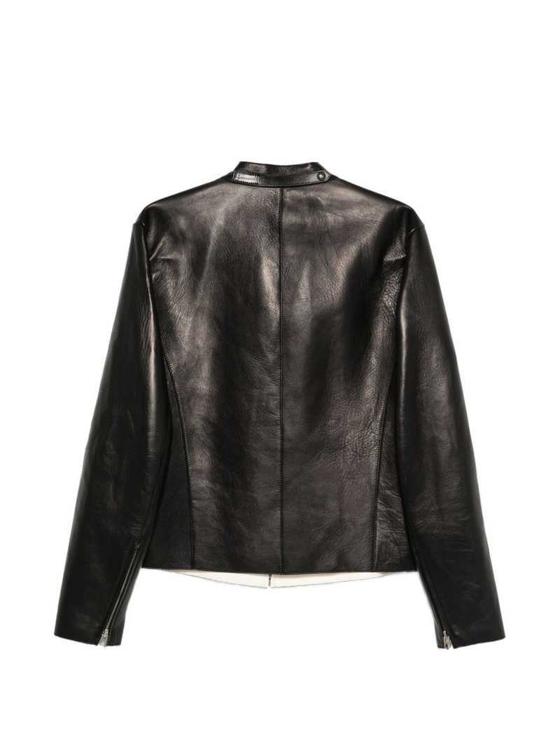 TOM FORD zip-fastening leather jacket outlook