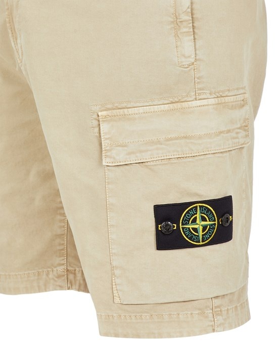 L0804 STRETCH BROKEN TWILL_GARMENT DYED 'OLD' EFFECT BEIGE - 3