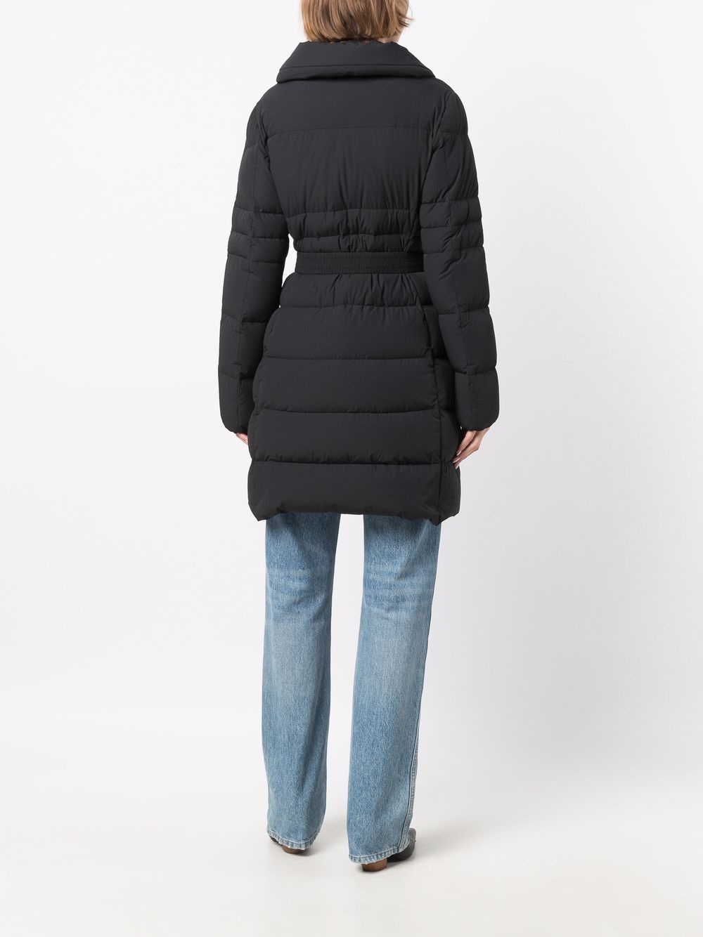 mid-length down-padded coat - 4