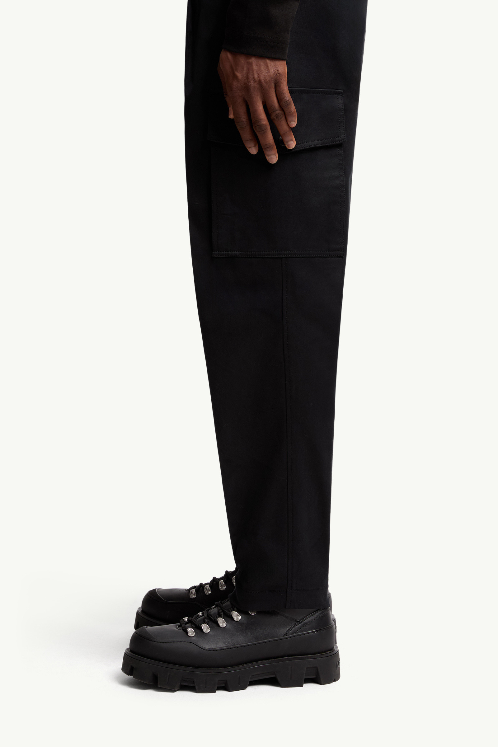 Cotton Gabardine Cargo Pants - 4