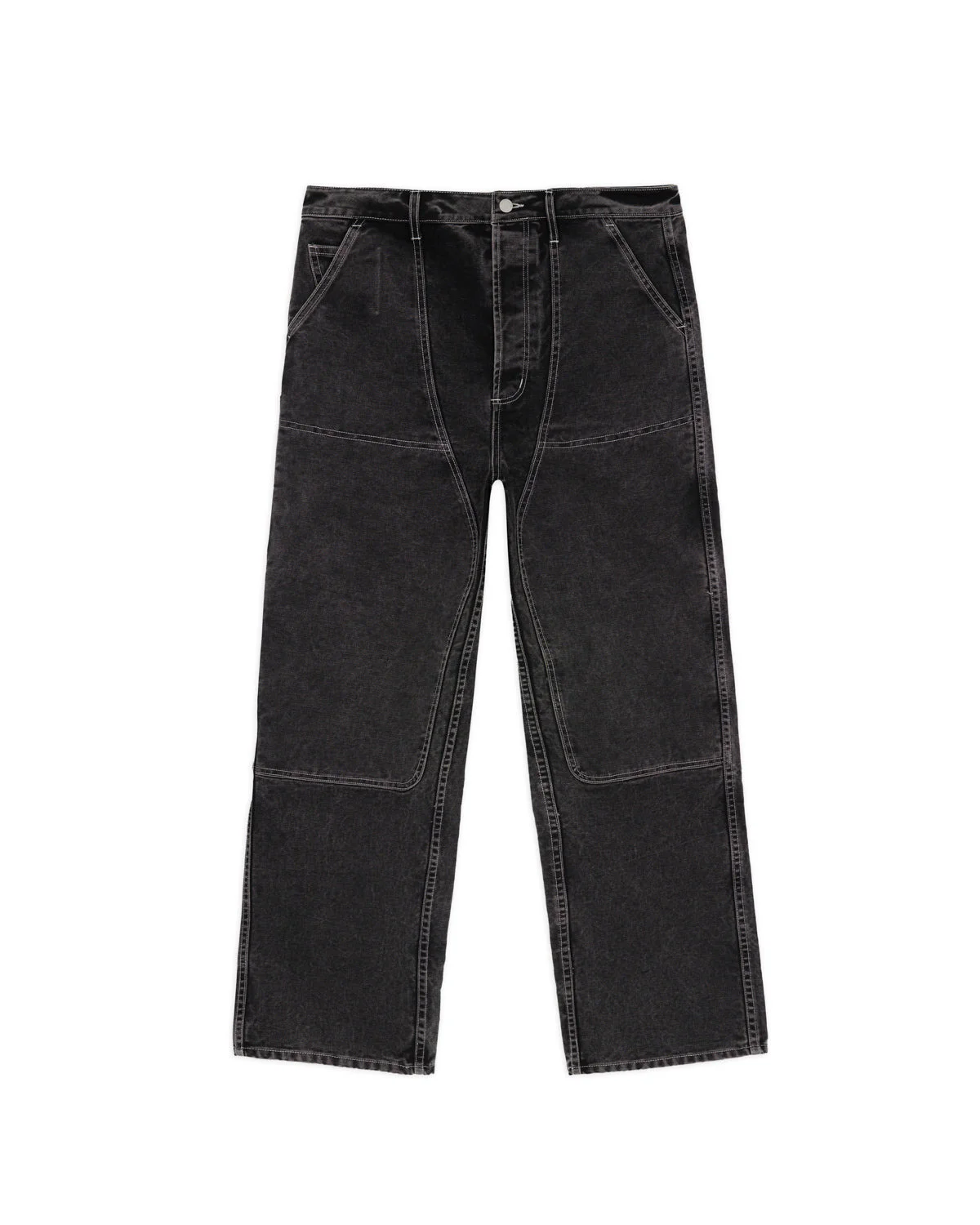Type 02 Canvas Pant - Washed Black - 1