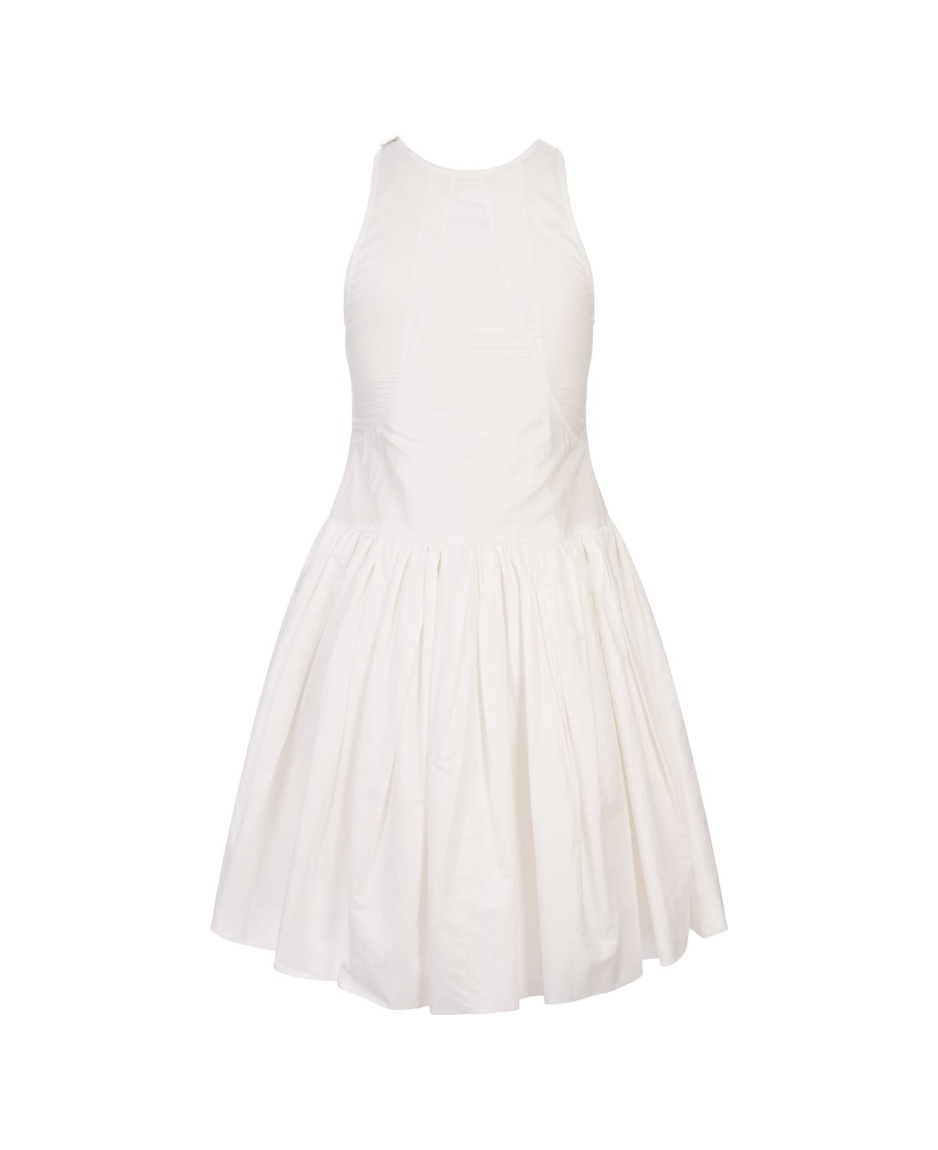 White Mini Sleeveless Dress - 2