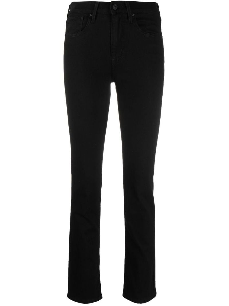 straight-leg slim-cut jeans - 2