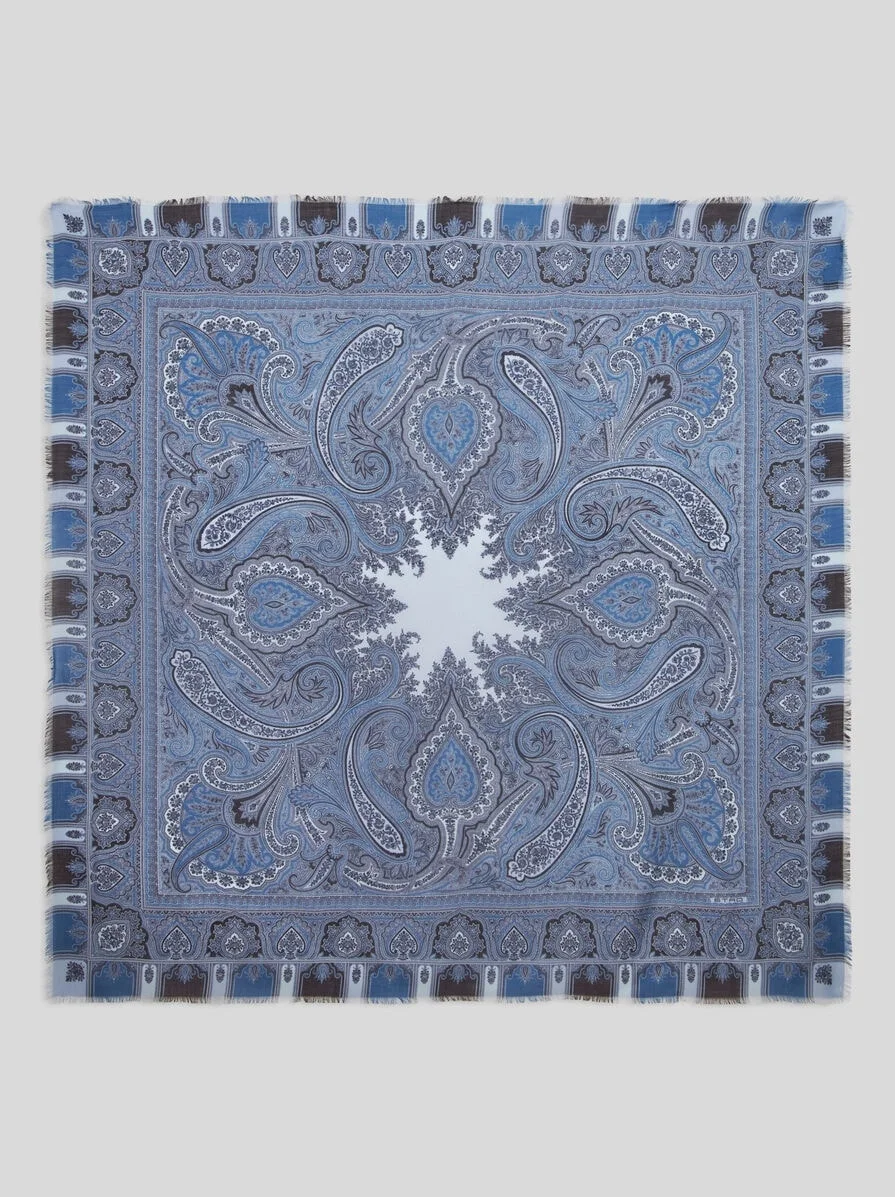 PRINTED CASHMERE SHAWL - 1