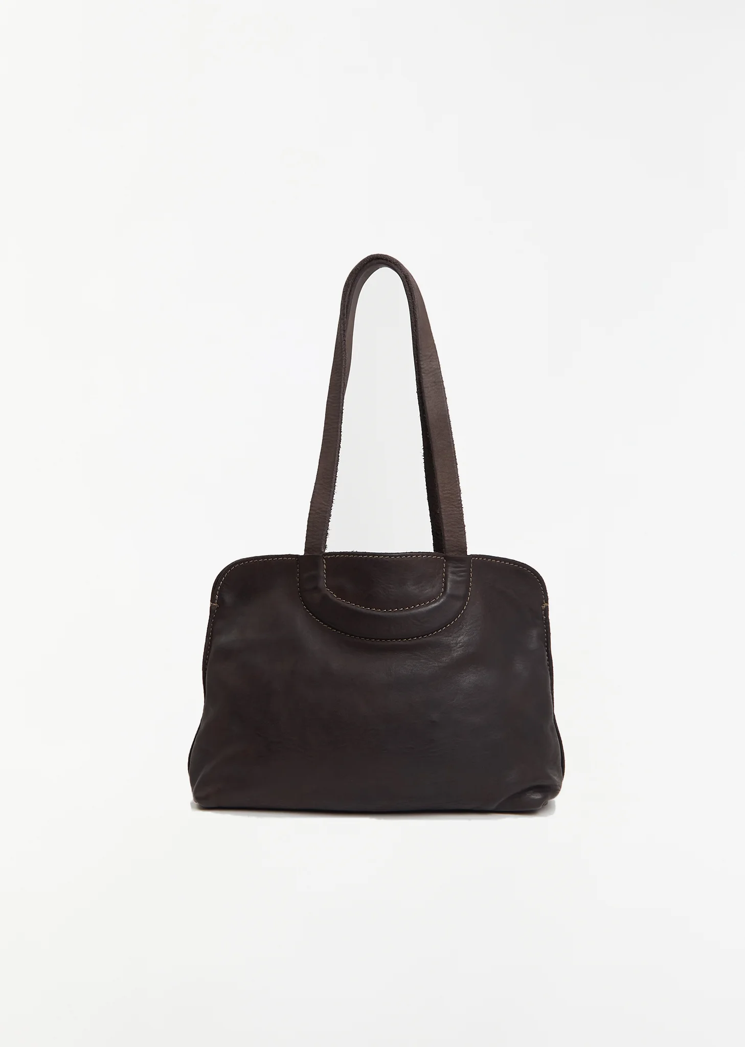 Small Shoulder Bag, Small — Dark Brown - 1