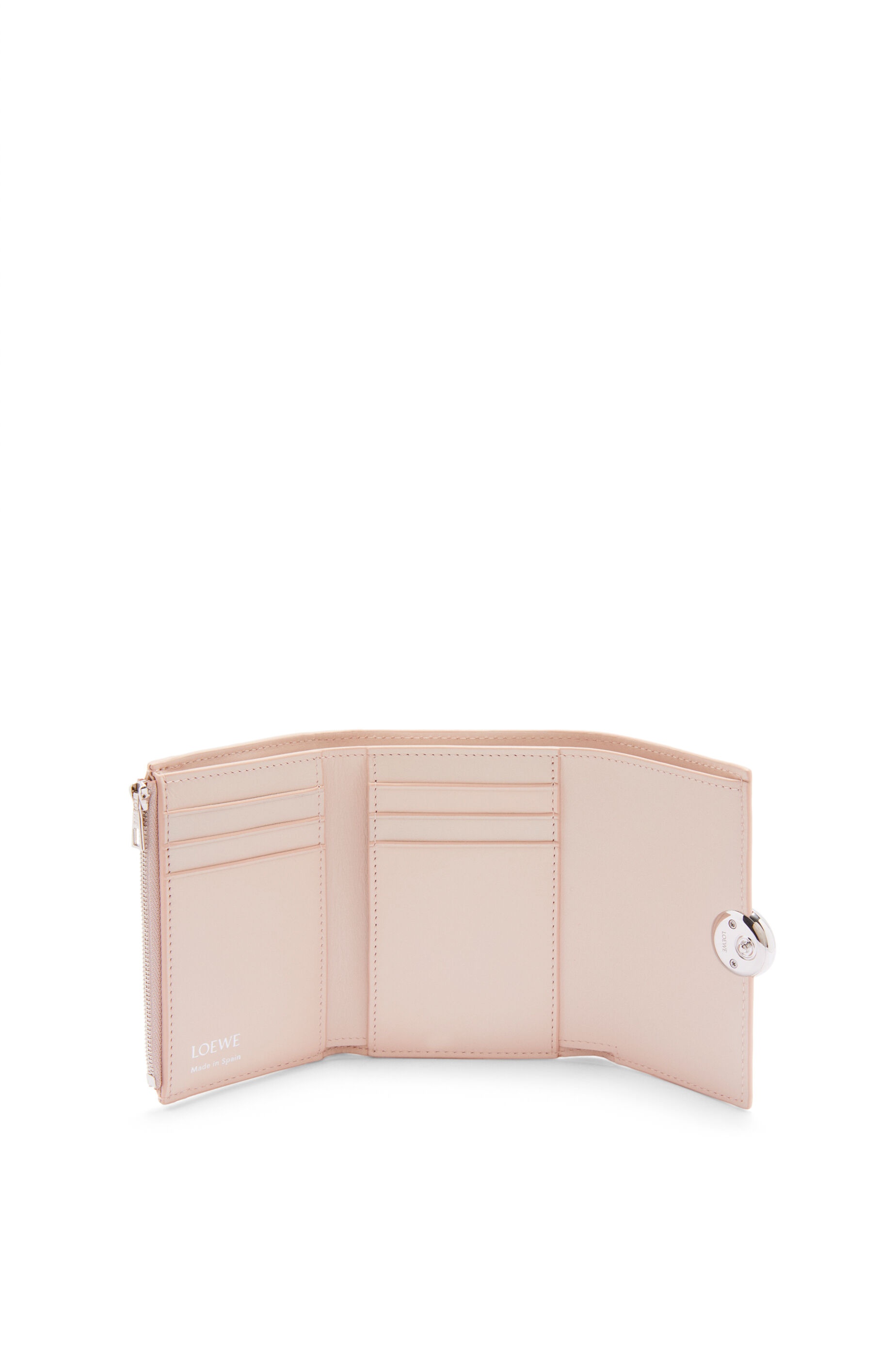 Pebble small vertical wallet in shiny nappa calfskin - 2