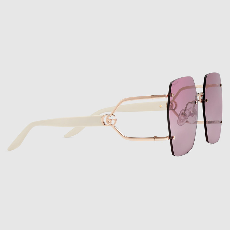 GUCCI Geometric frame sunglasses outlook