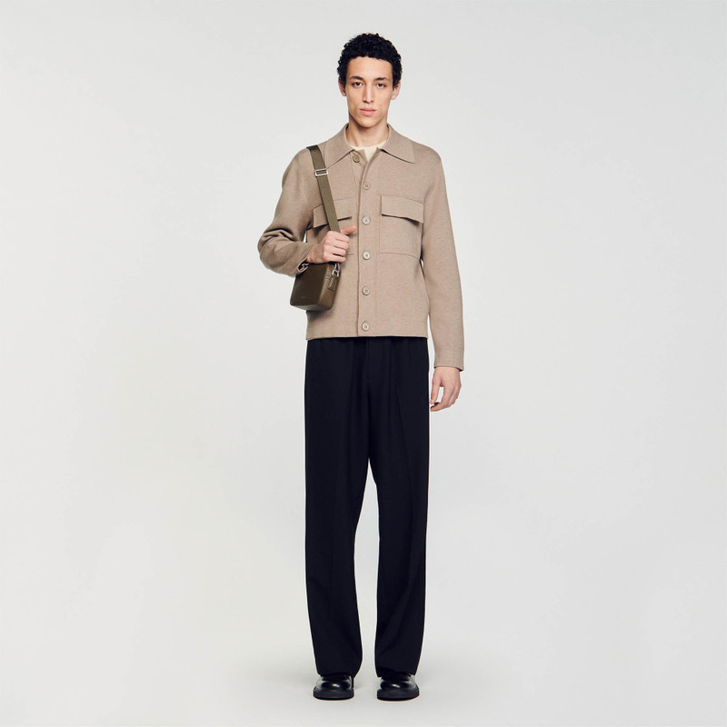 Sandro KNIT JACKET outlook