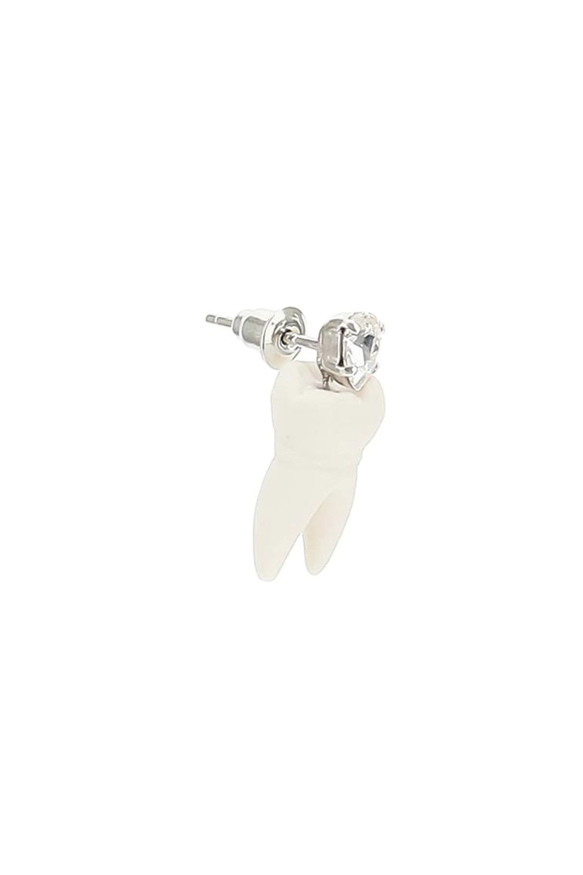 BABY PORCELAIN CRYSTAL TOOTH EARRINGS - 2