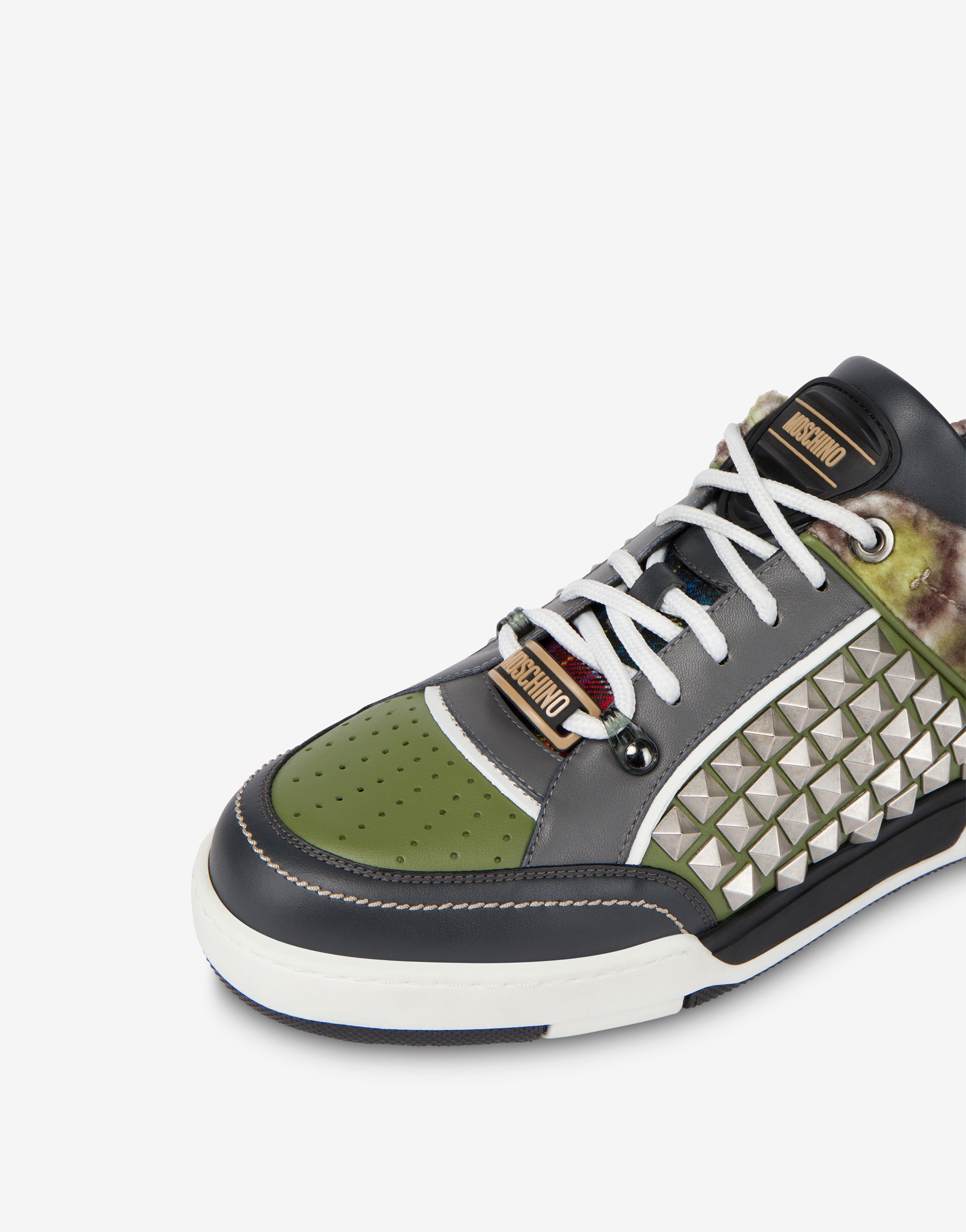 MILITARY PATCHWORK SNEAKERS - 4