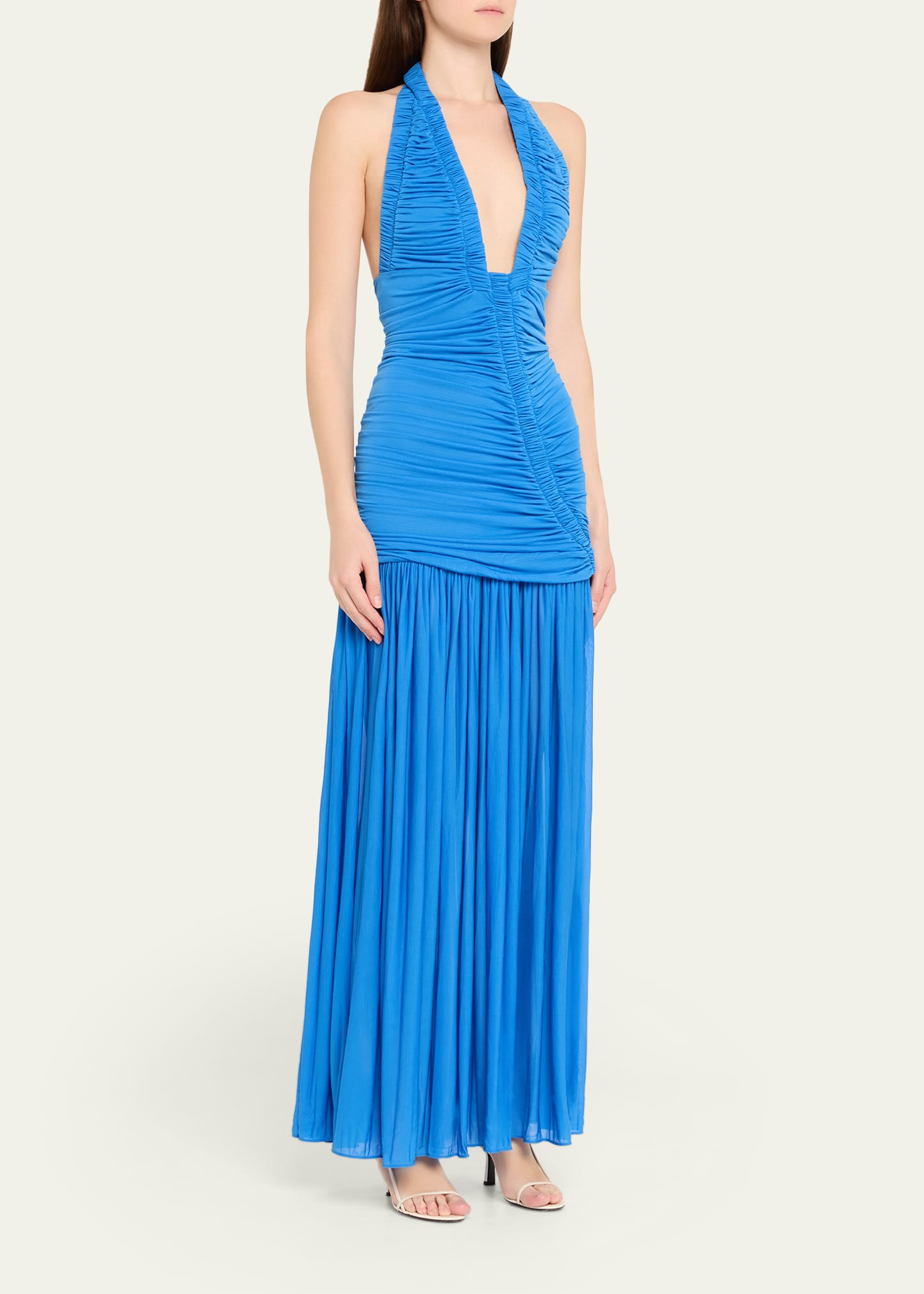 Orion Ruched Gown - 4