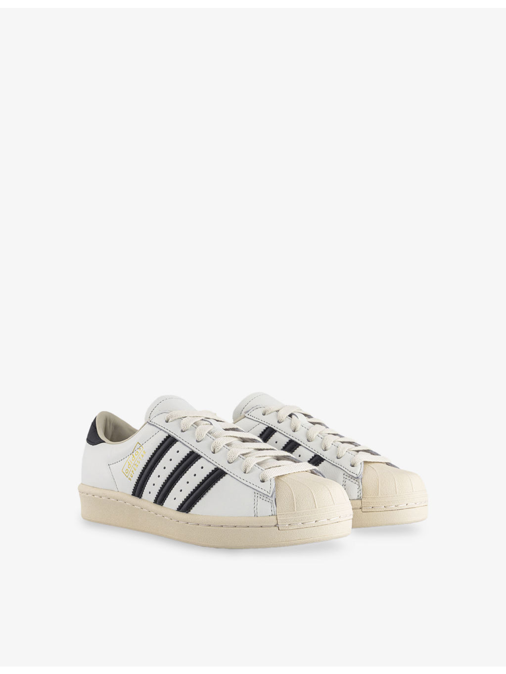 Superstar Vintage Leather Low-Top Trainers - 3