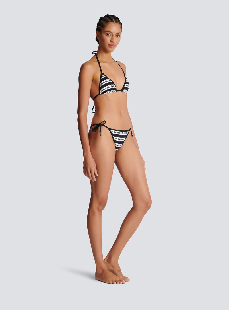 Balmain Paris triangle bikini 3