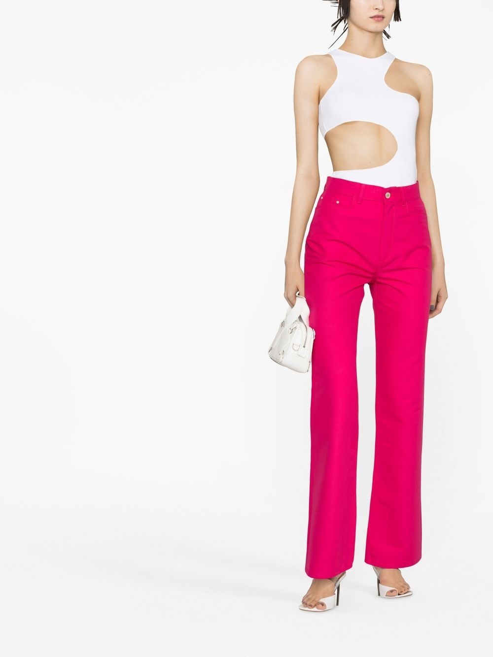 mid-rise straight-leg jeans - 2