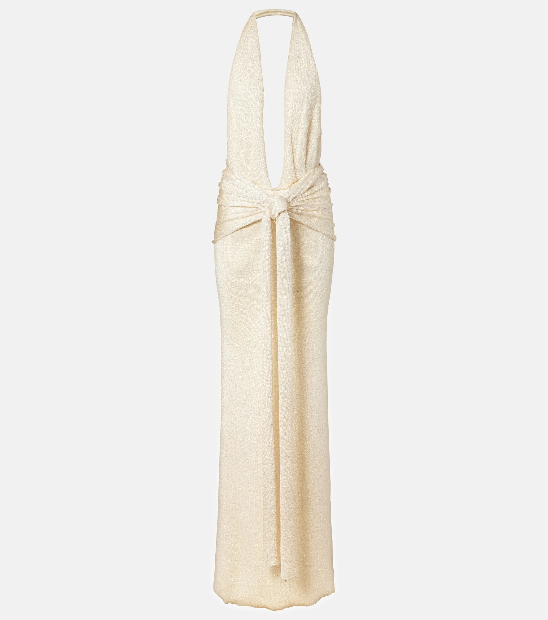 Sereia sequined halterneck gown - 1