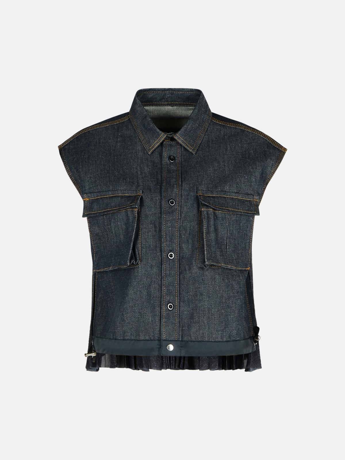 sacai BLUE DENIM SHIRT | lungolivigno | REVERSIBLE