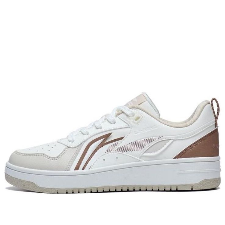 (WMNS) Li-Ning Shiyi 'White Brown' AGCT342-3 - 1