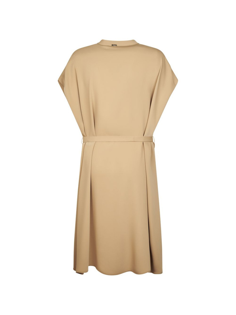 Herno belted midi dress outlook