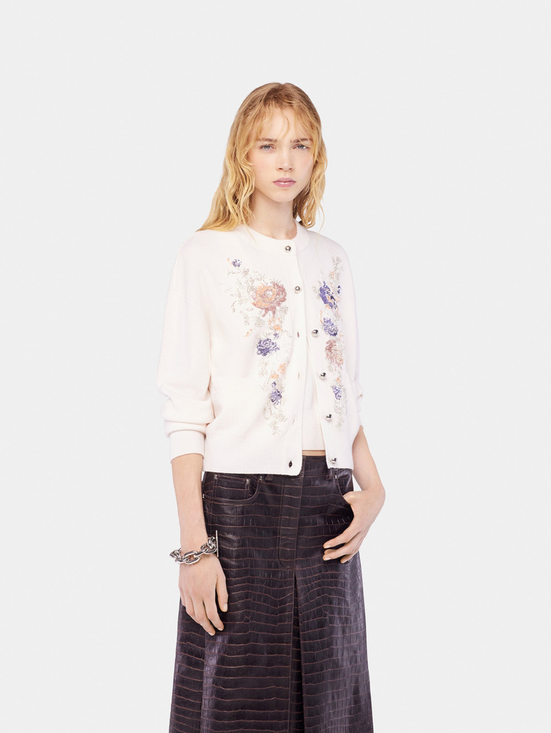 EMBROIDERED WOOL CARDIGAN 4