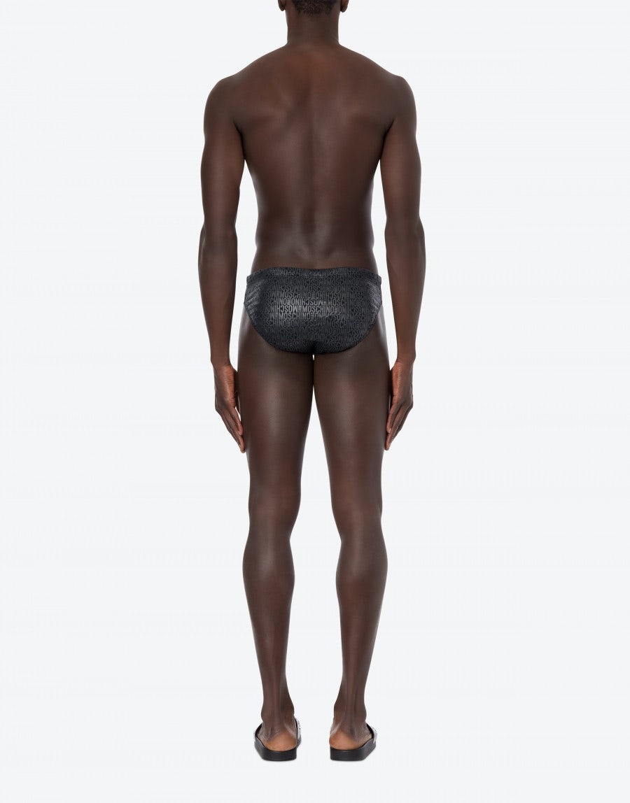 LYCRA SWIM BRIEFS LETTERING LOGO - 3