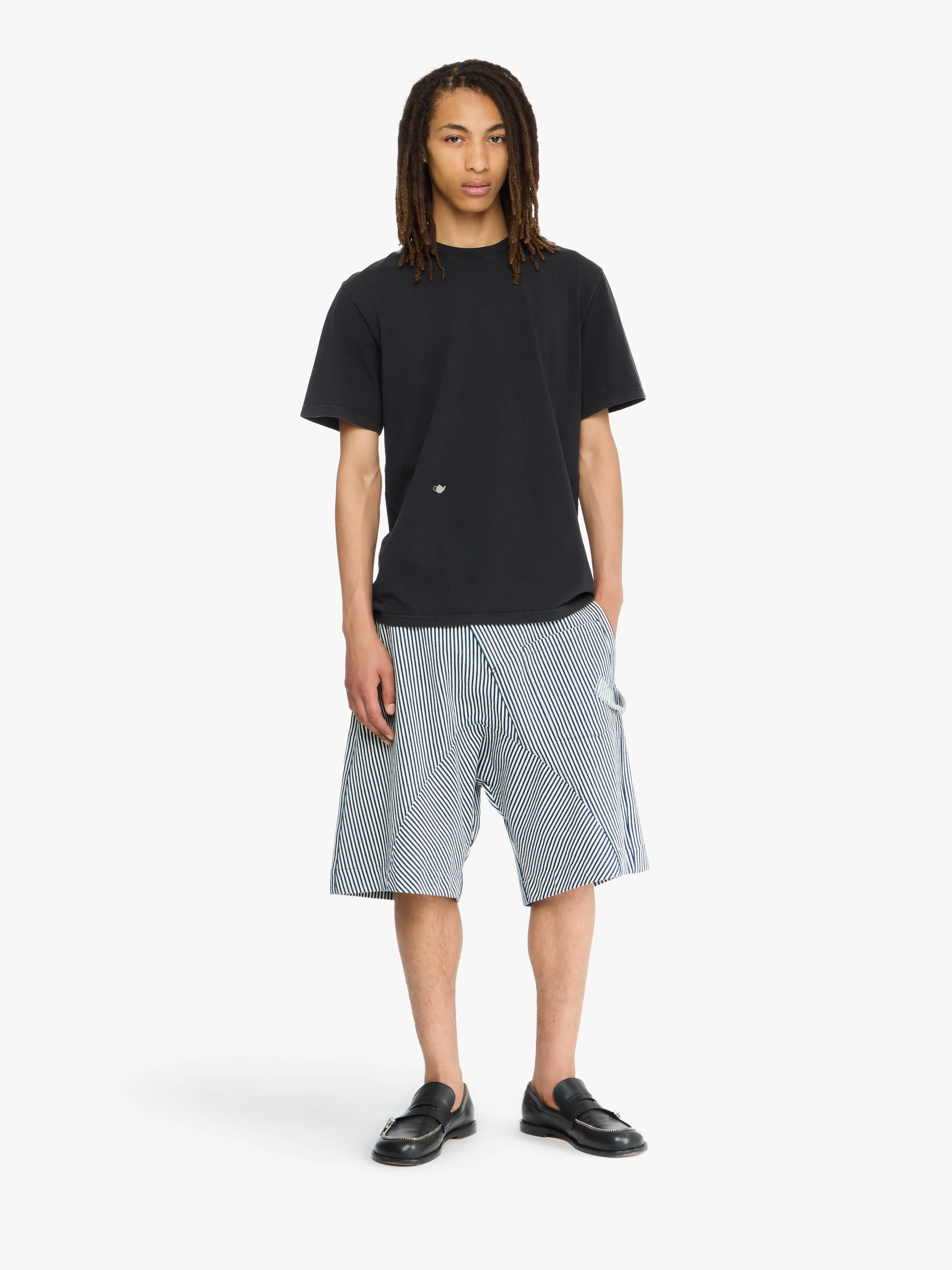 CONTRAST EMBROIDERY T-SHIRT - 2