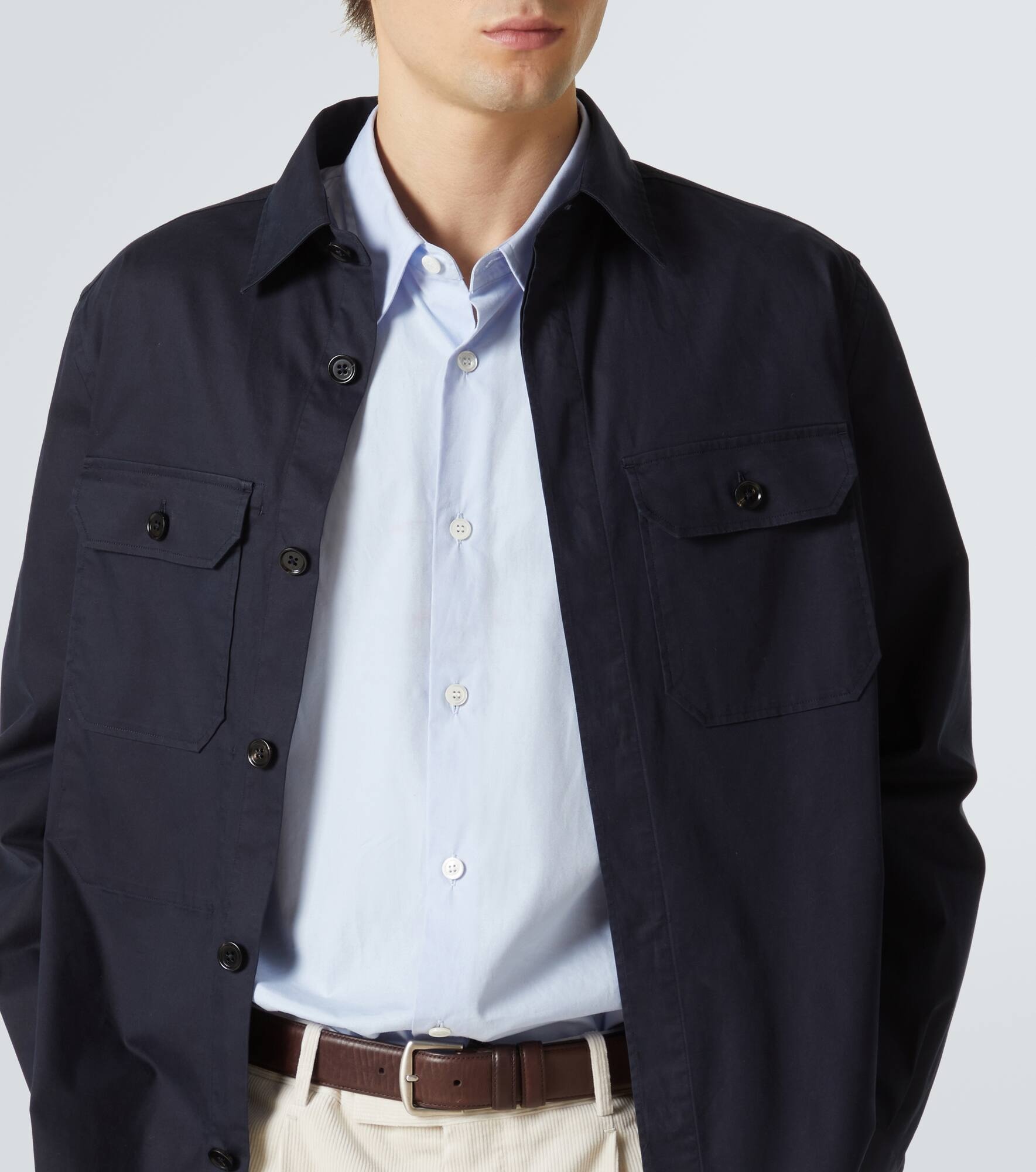 Cotton-blend shirt - 5