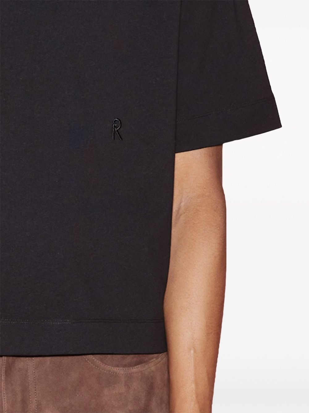 x Violet Getty cropped T-shirt - 6