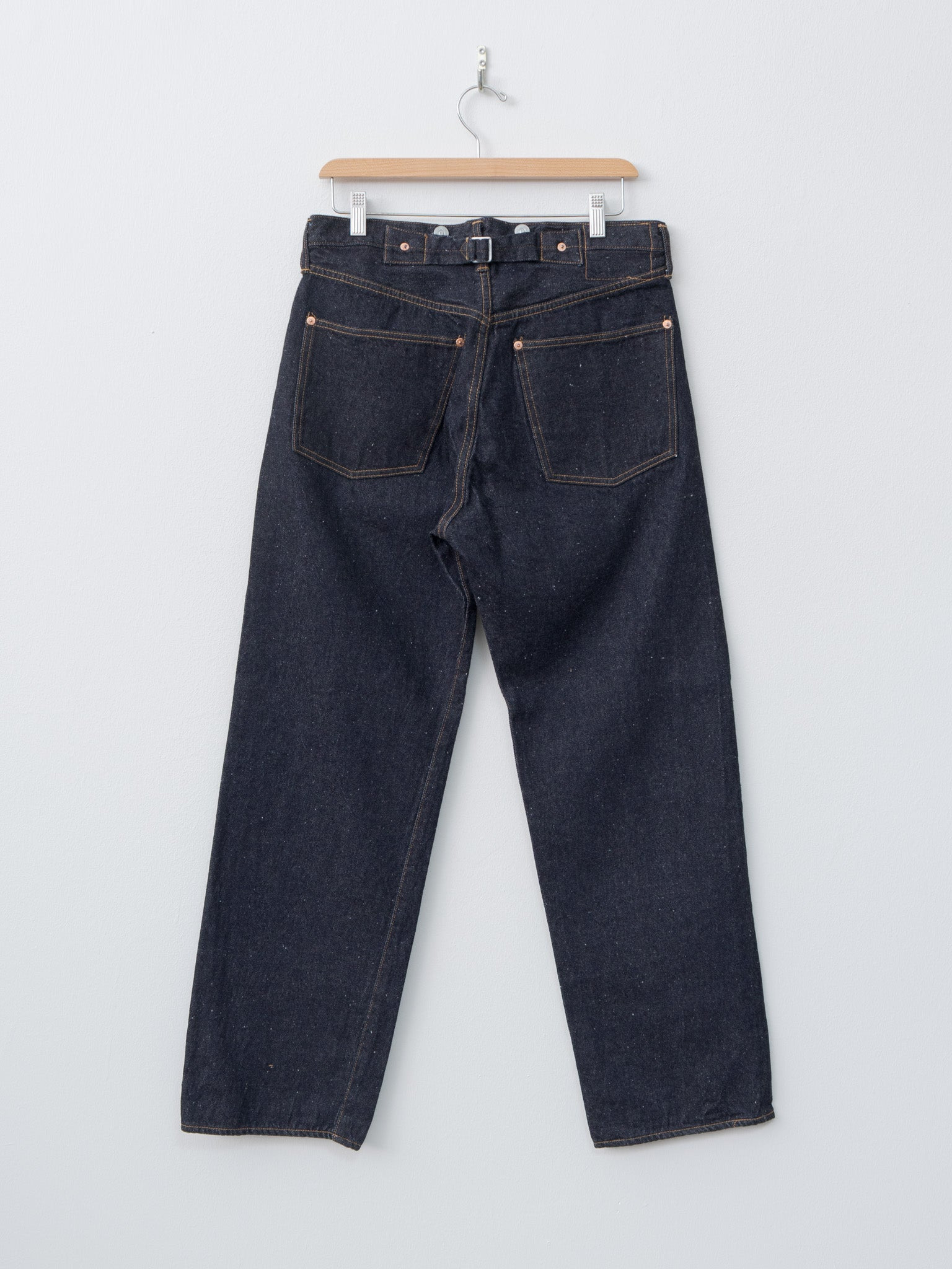 1930 Straight Denim Pants - Indigo One Wash - 7