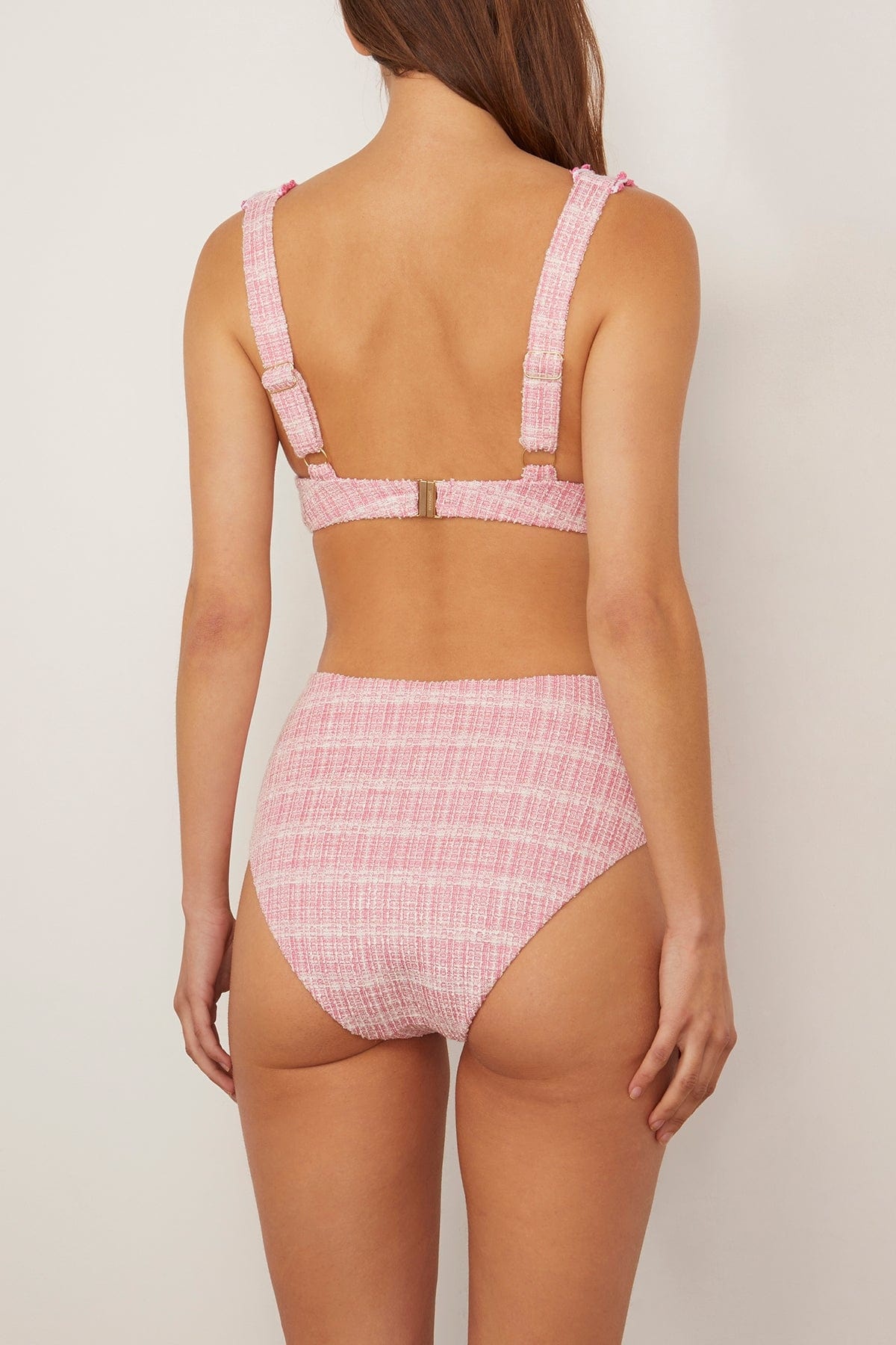 Diana High Waisted Bikini Bottom in Berry Multi - 4