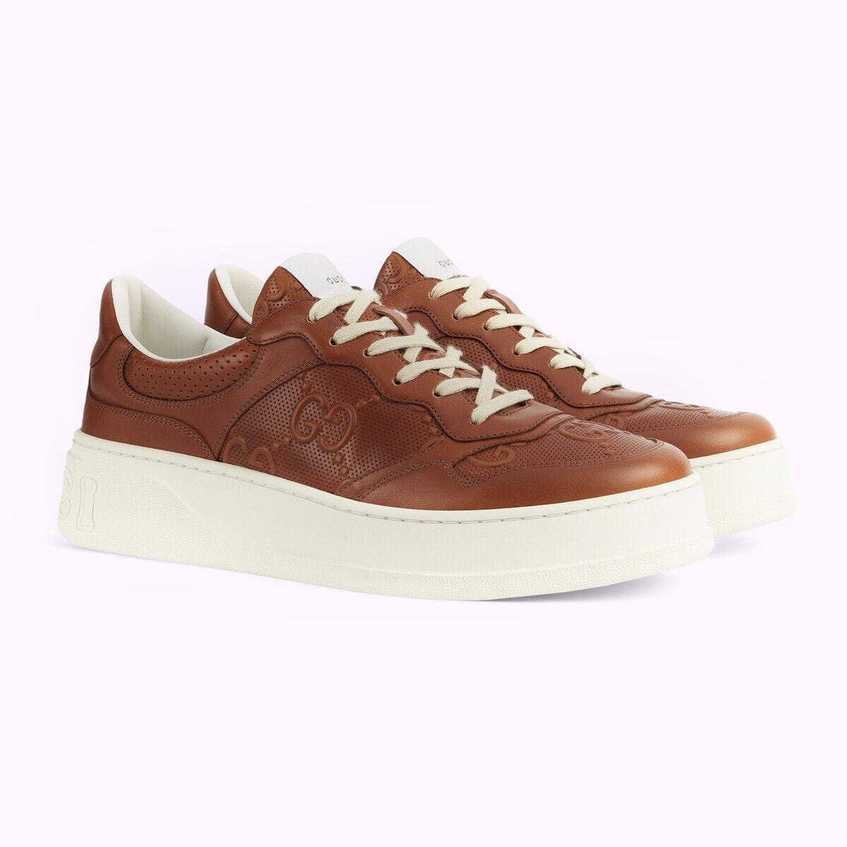 Gucci GG Leather Sneakers - 2