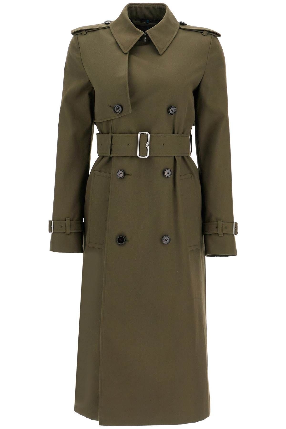 DOUBLE-BREASTED TRENCH COAT WITH - 1