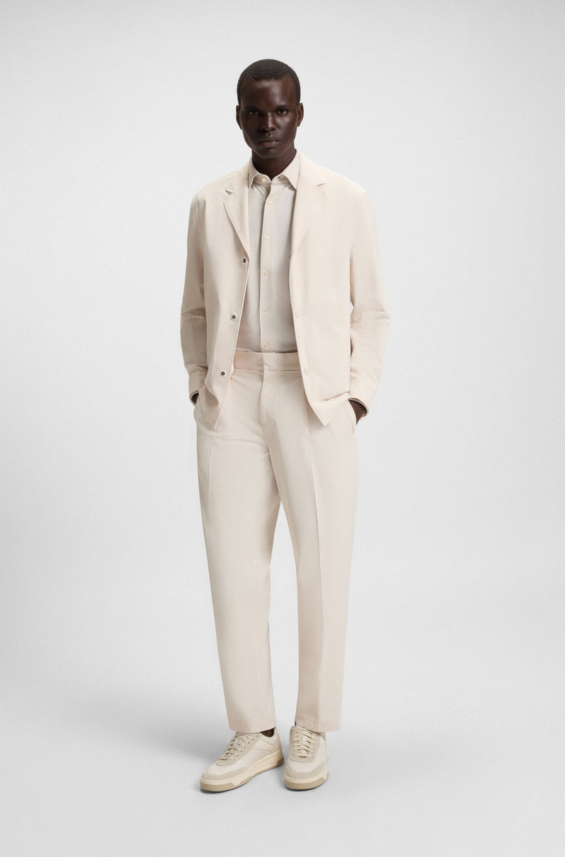 BOSS PRINTED SLIM-FIT SHIRT IN PERFORMANCE-STRETCH FABRIC outlook