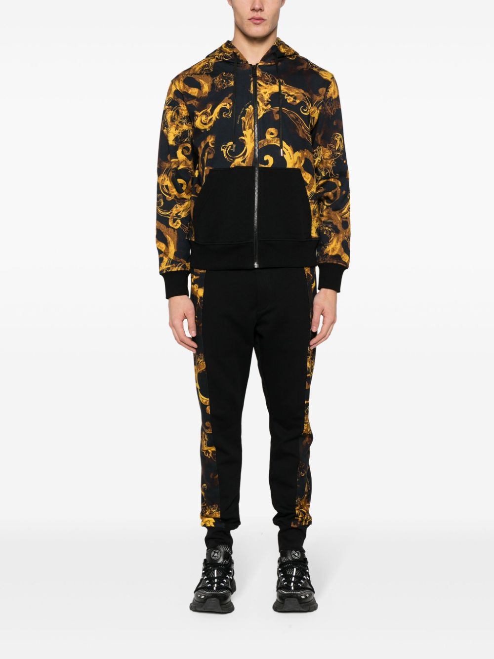 Watercolour Couture hooded jacket - 2