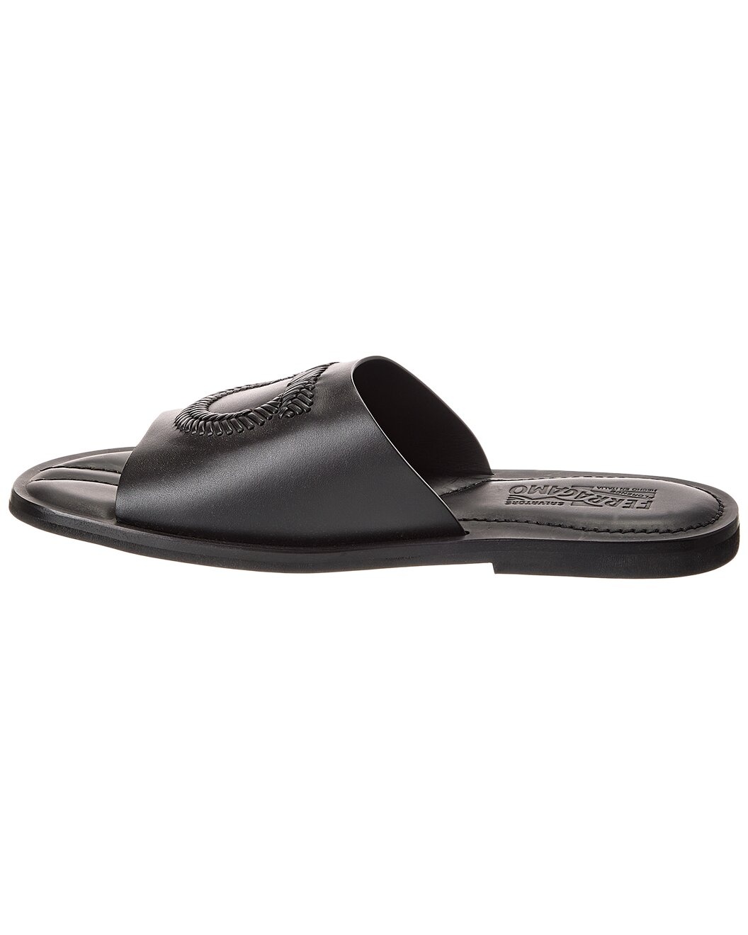Ferragamo Lionel Leather Slide - 2