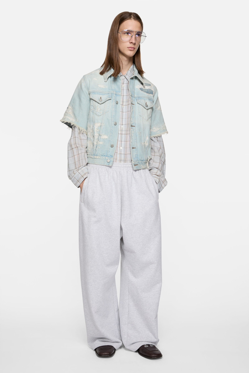 Acne Studios Mended denim jacket - Light blue outlook