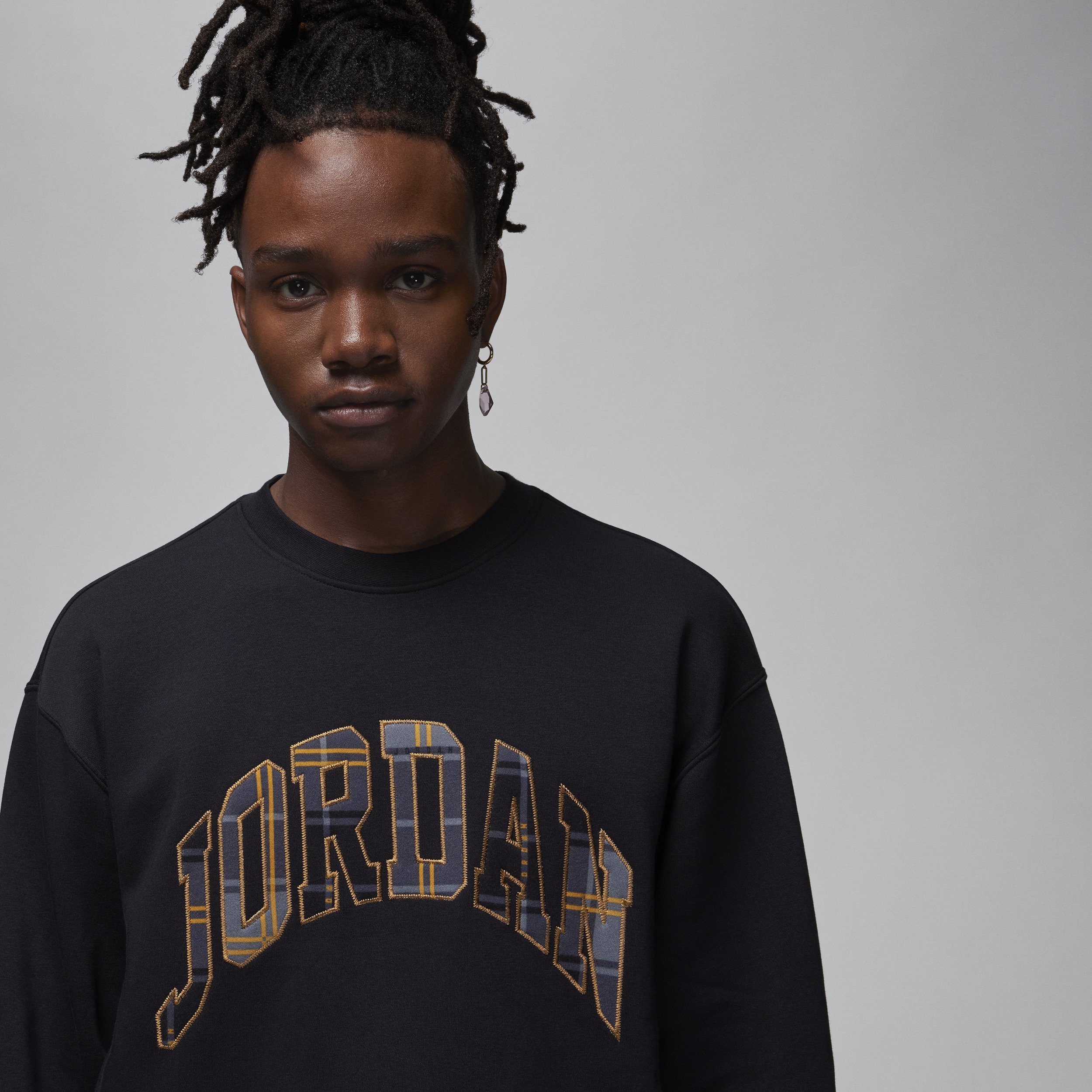 Men's Jordan Essential Holiday Fleece Crew - 3