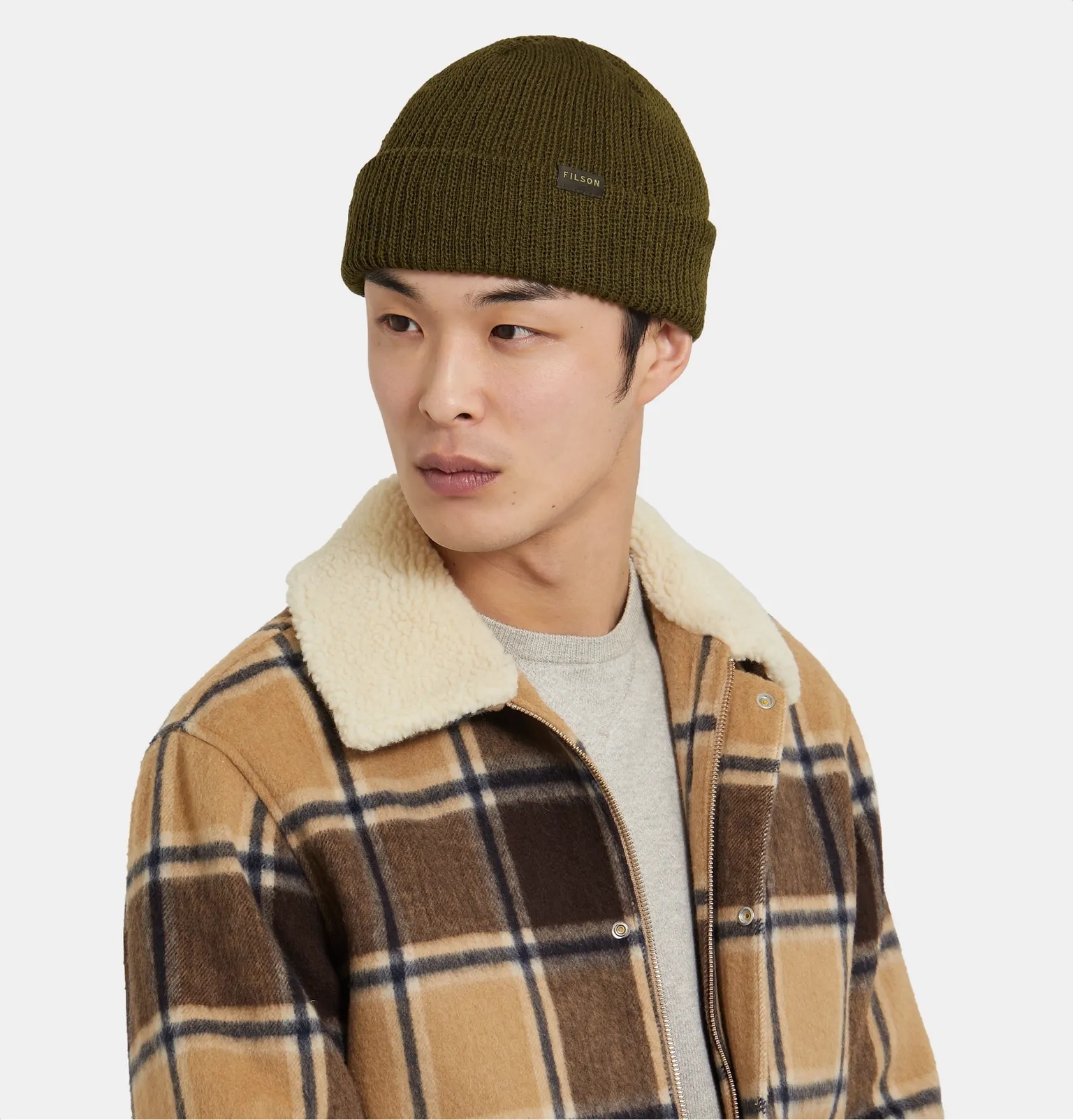 Watch Cap Ribbed Wool Beanie - 7