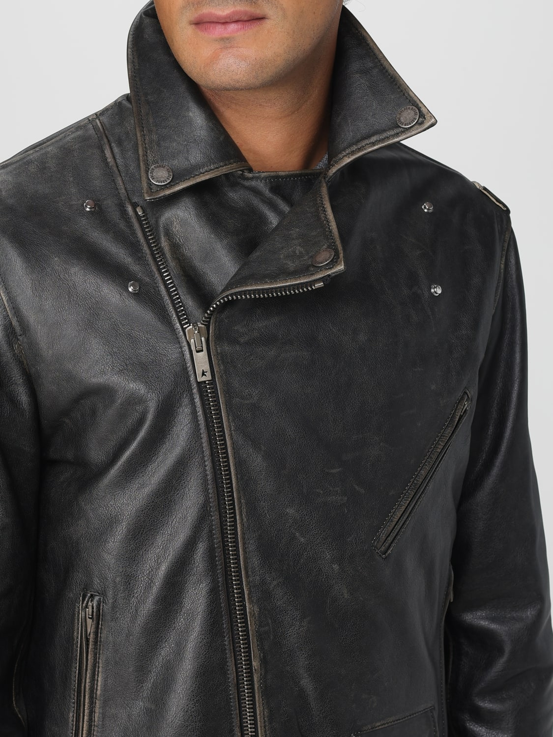 Golden Goose leather jacket - 4