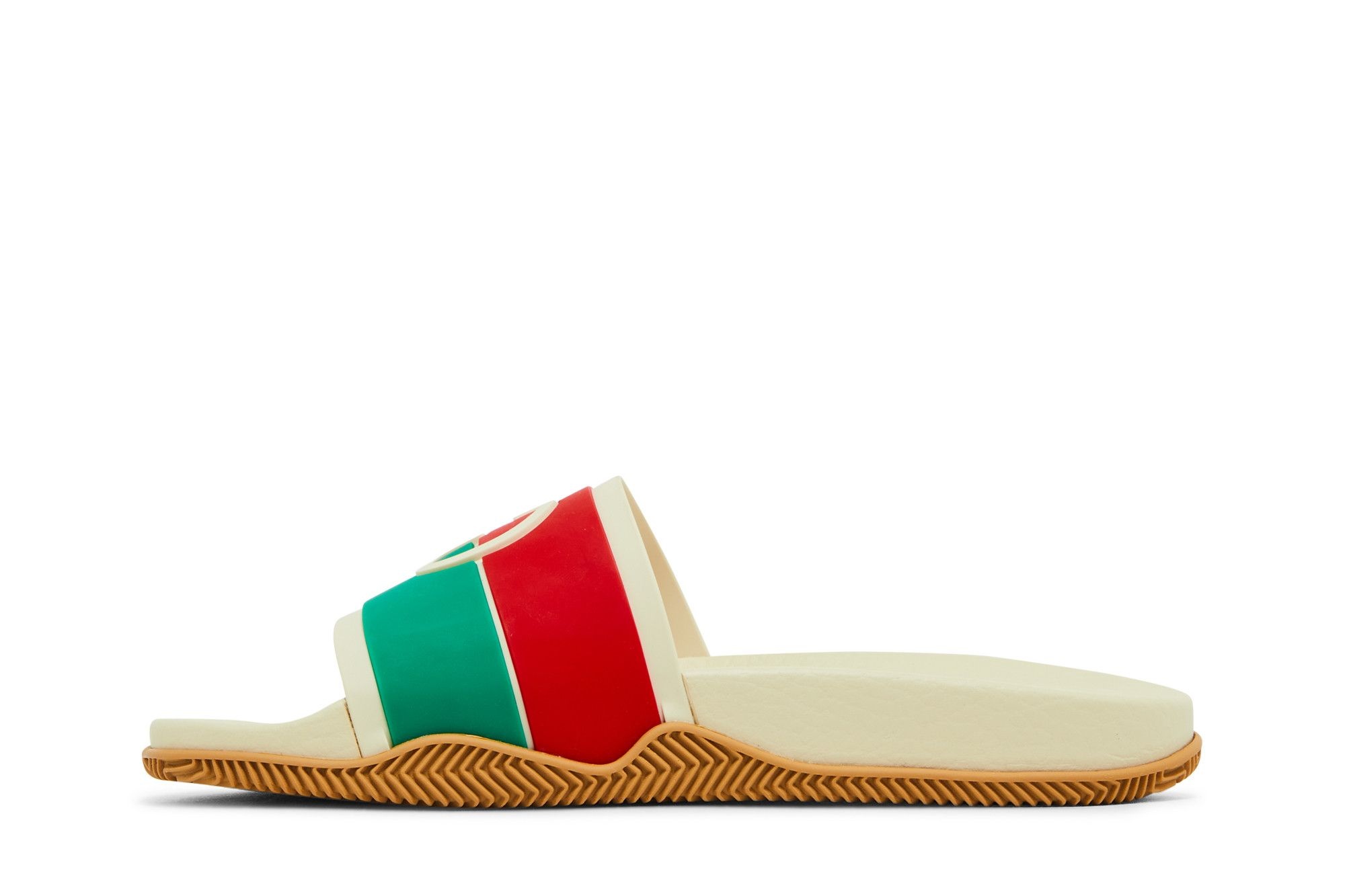 Gucci Wmns Slide 'Interlocking G - White Red Green' - 3