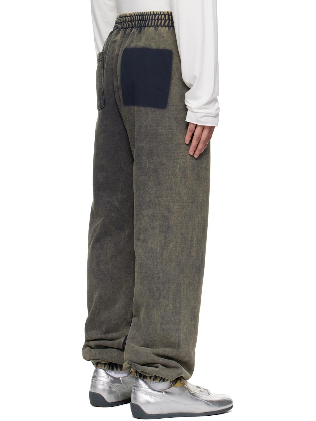 Gray Teddy ID Jogger Sweatpants - 3