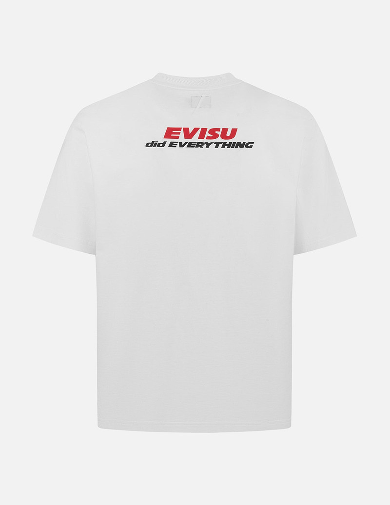 EVISU Totem Seagull and Logo Print Regular Fit T-shirt outlook