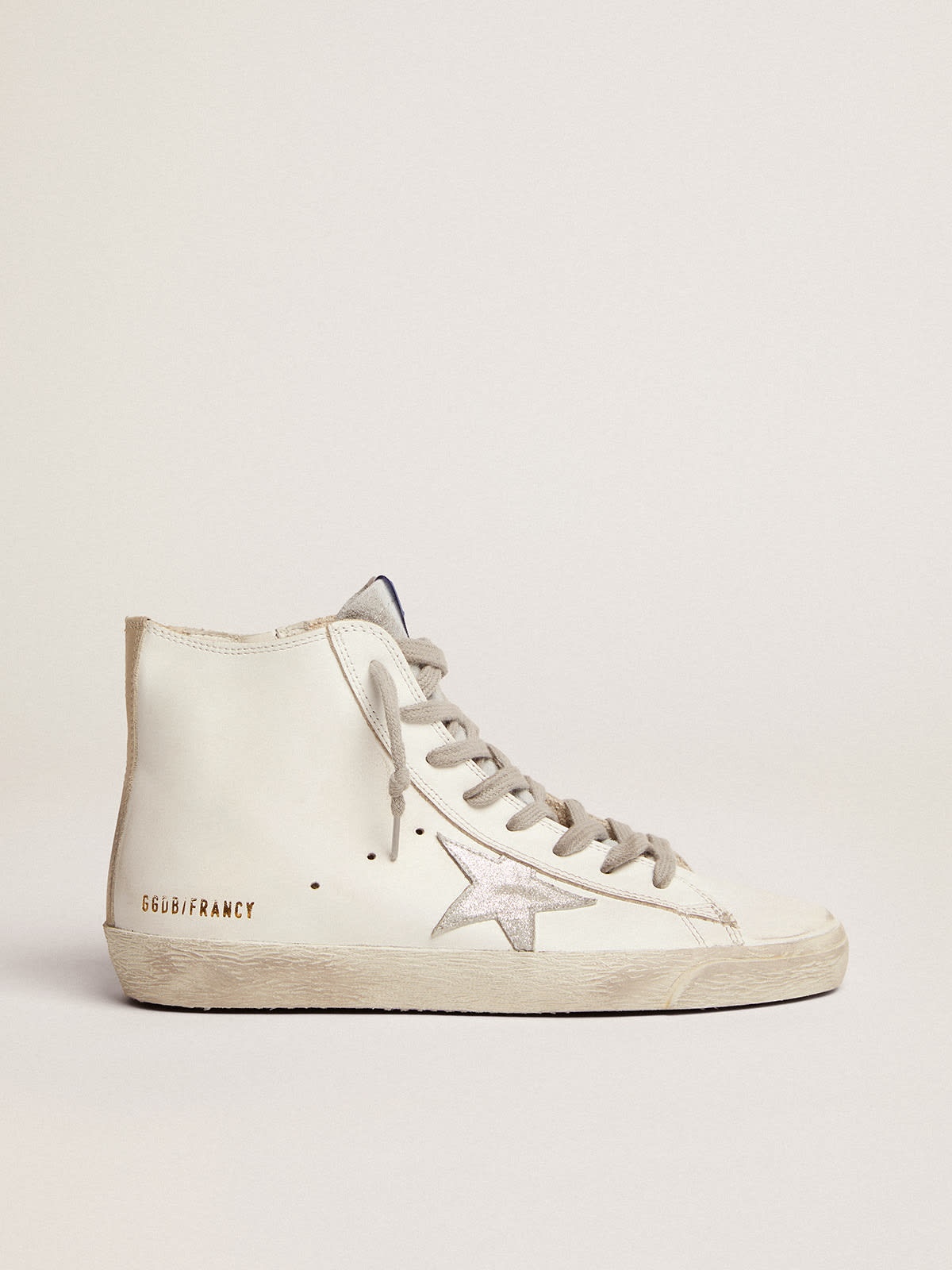 Francy sneakers in leather with suede star - 1