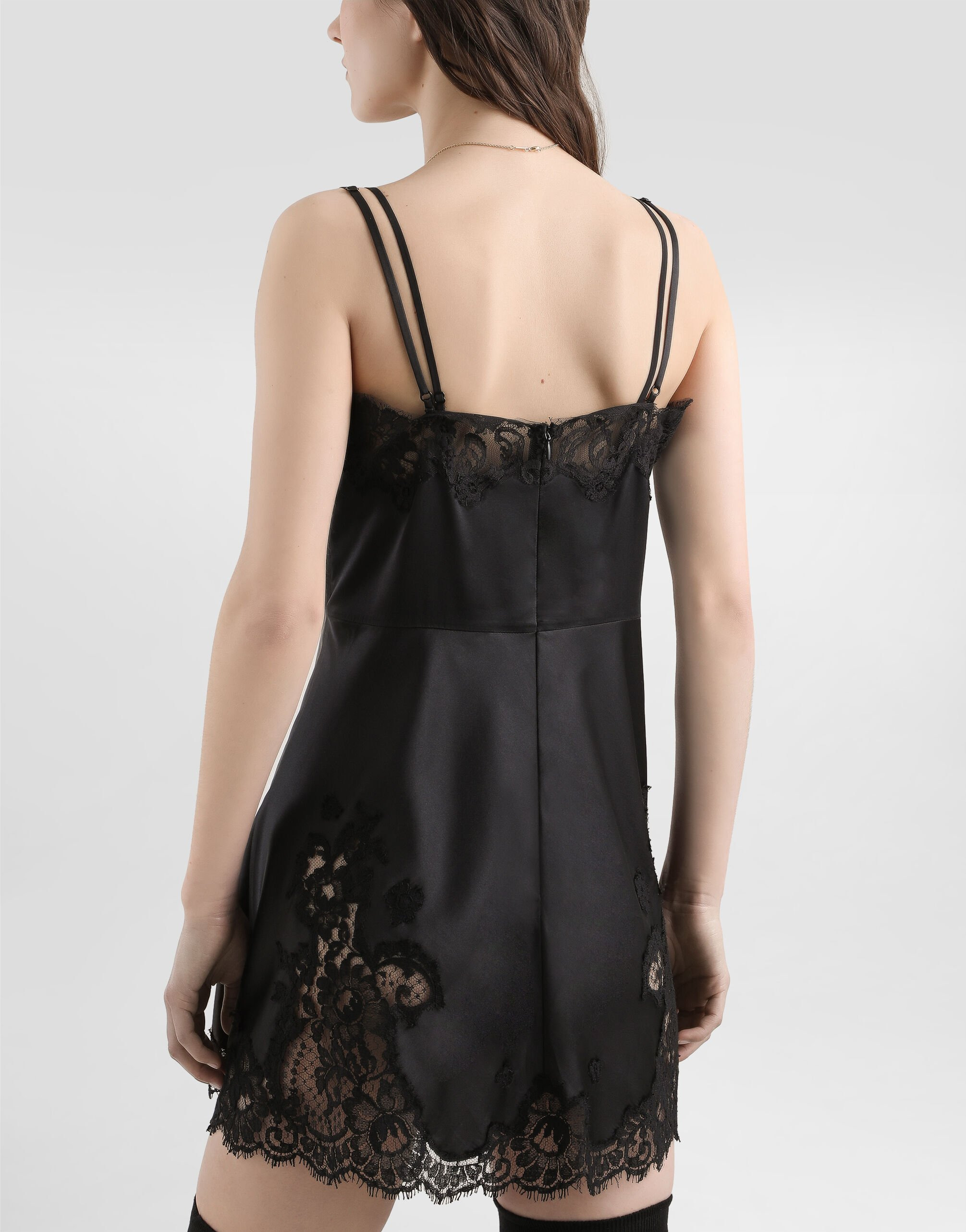 Stretch satin dress - 5