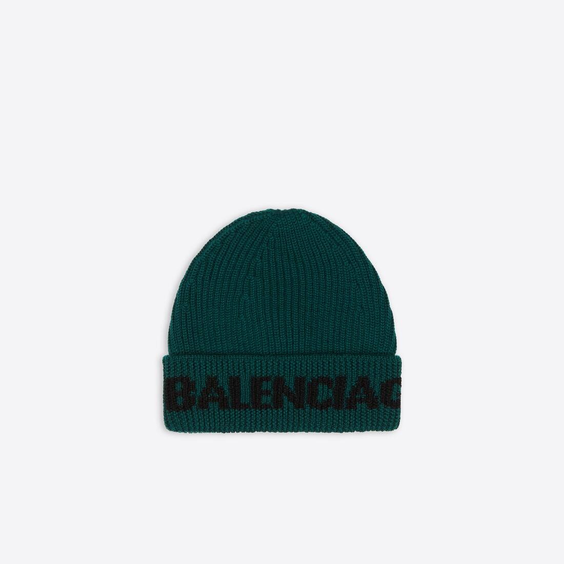 Logo Beanie in Green - 1