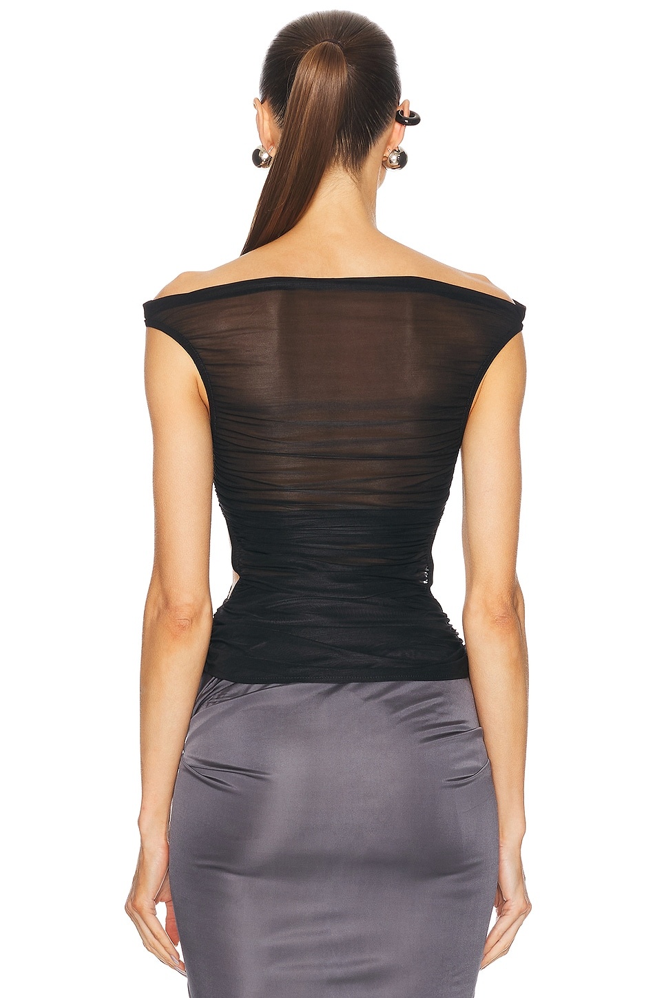 Cut Out Ruched Top - 4