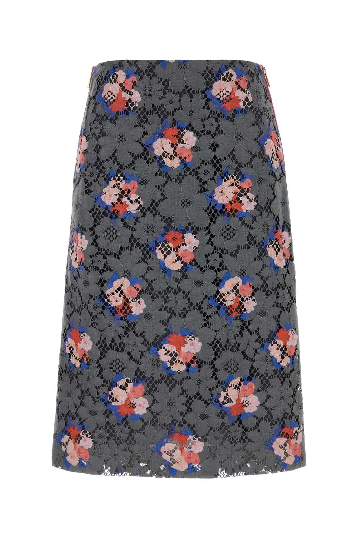 Fendi Women Printed Lace Skirt - 1