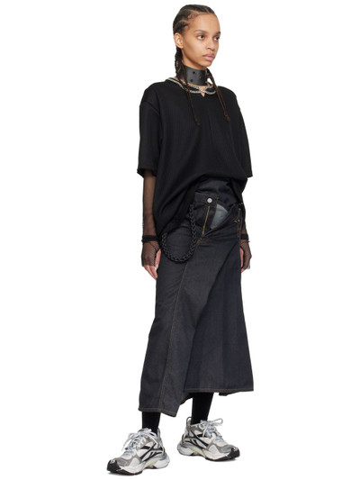 Junya Watanabe Indigo Levi's Edition Denim Midi Skirt outlook